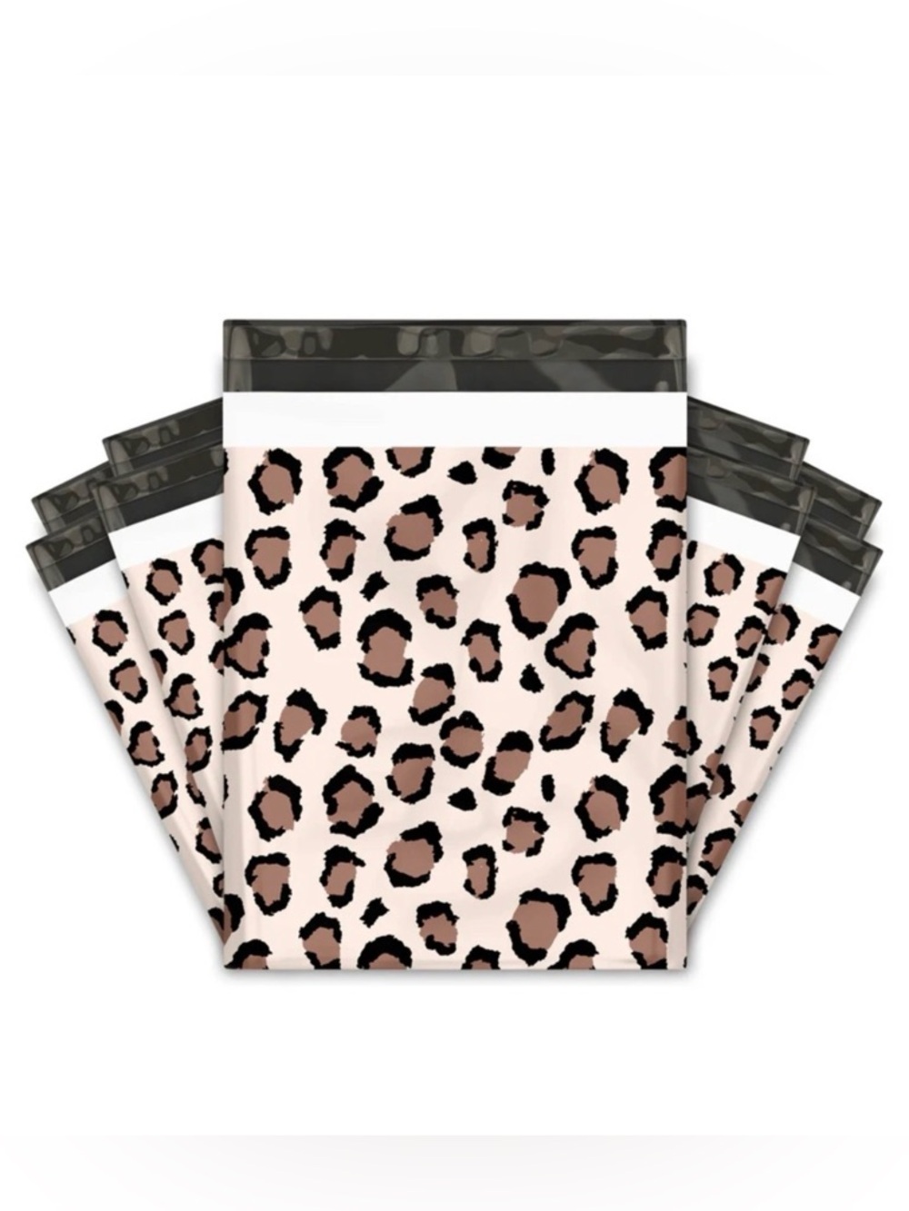 BUY NOW Set of (15) 12 X 15 Leopard Poly Mailers